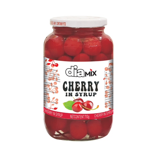 Cherry in Syrup – 100% Fruit | DIAMIX Topping & Dessert | Distributed by Dia Supplies®