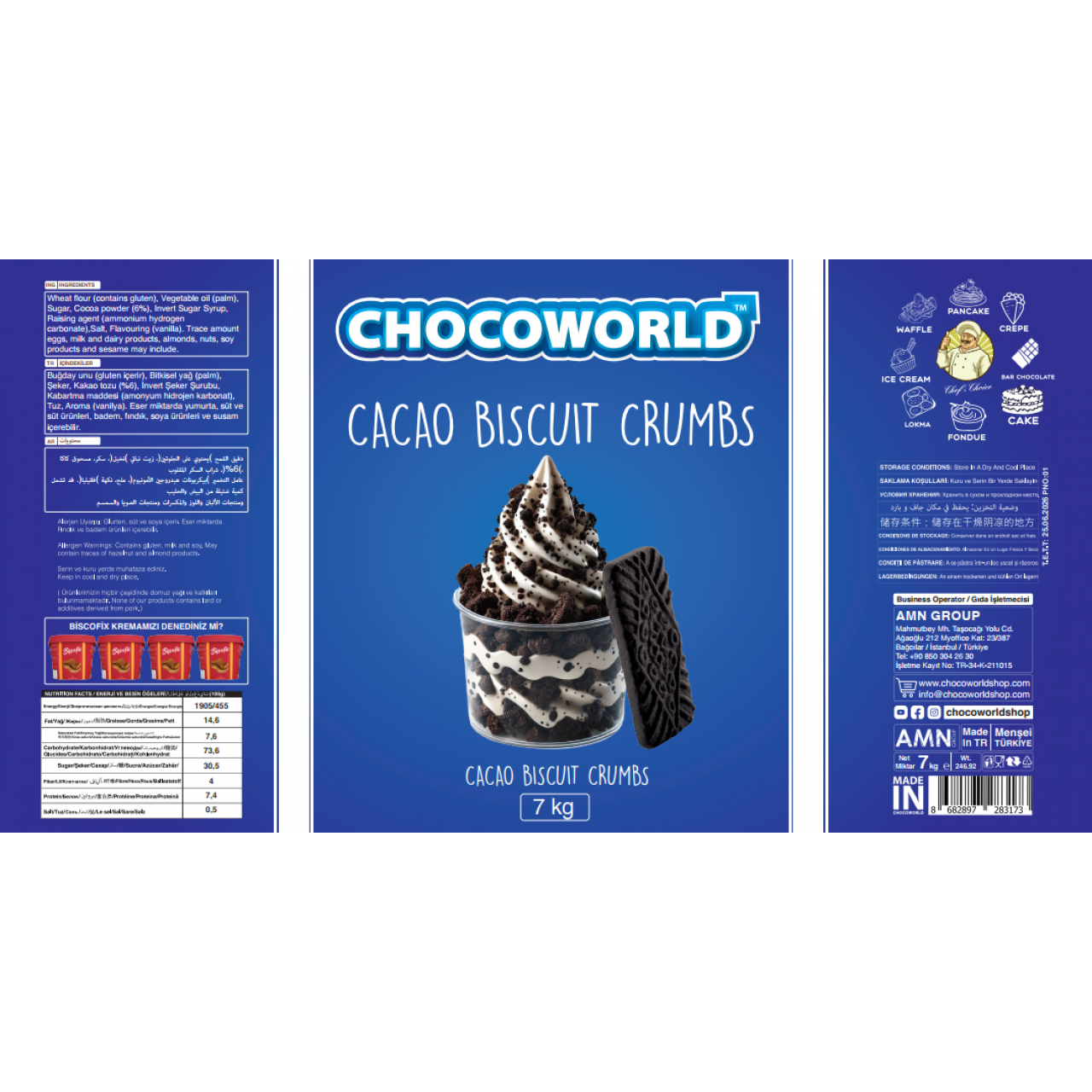 Chocoworld Premium Dry Toppings – For Desserts, Ice Cream & Beverages