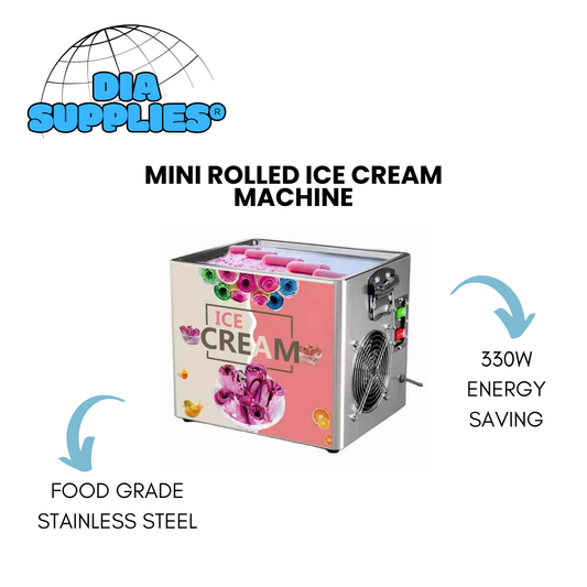 Single Pan Ice Cream Roll Machine – Desktop Model