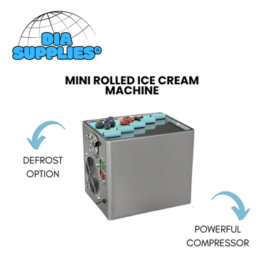 Single Pan Ice Cream Roll Machine – Desktop Model