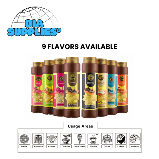 Chocoworld Premium Chocolate Sauces – 800g Squeeze Bottle