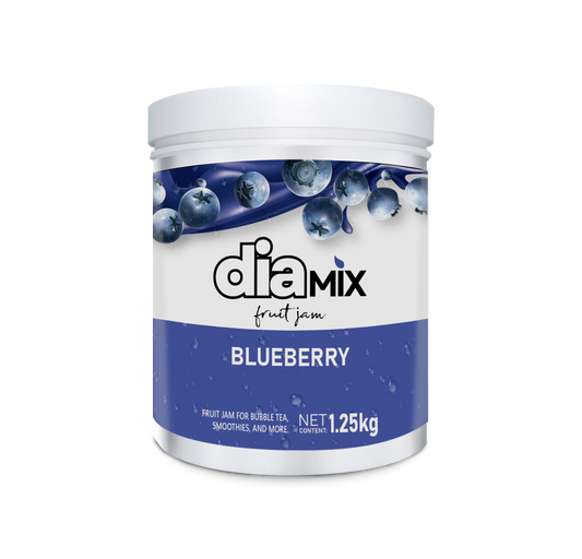 Blueberry Fruit Jam 1.25kg Premium 70% Fruit Content Halal Certified