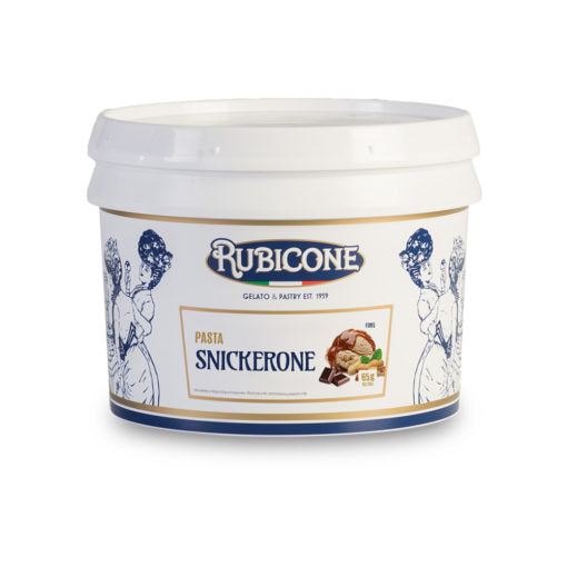 Snikerone (Snickers) F095 – Concentrated Peanut & Cocoa Paste for Gelato & Desserts | Made in Italy by Rubicone & Distributed by Dia Supplies®