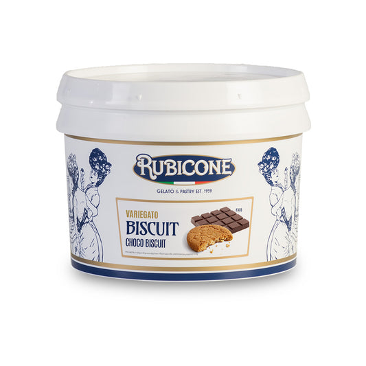 Variegato Choco Biscuit F335 – Chocolate Ripple with Crunchy Biscuit Chunks | Made in Italy by Rubicone & Distributed by Dia Supplies®