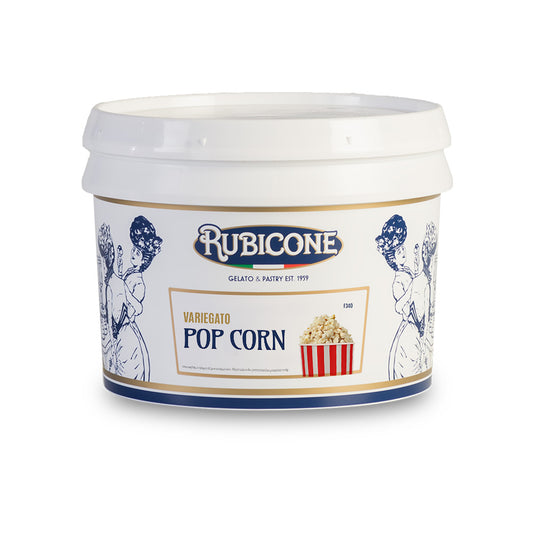 Variegato Pop Corn F340 – Pop Corn Ripple Sauce with Crunchy Popcorns | Made in Italy by Rubicone & Distributed by Dia Supplies®