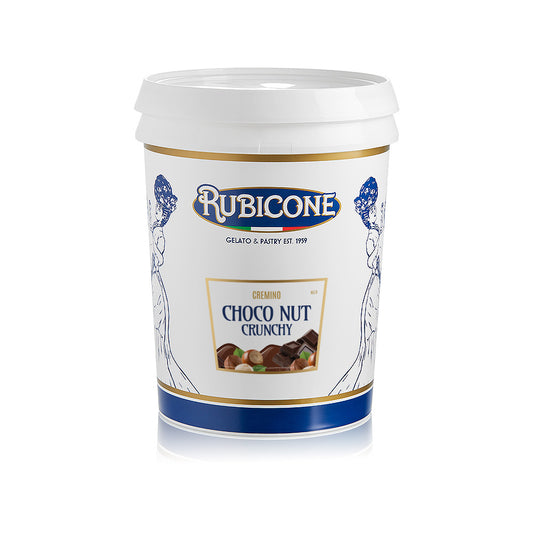 Cremino Choco Nut Crunchy N679 – Chocolate & Hazelnut Spread with Crunchy Grains | Made in Italy by Rubicone & Distributed by Dia Supplies®