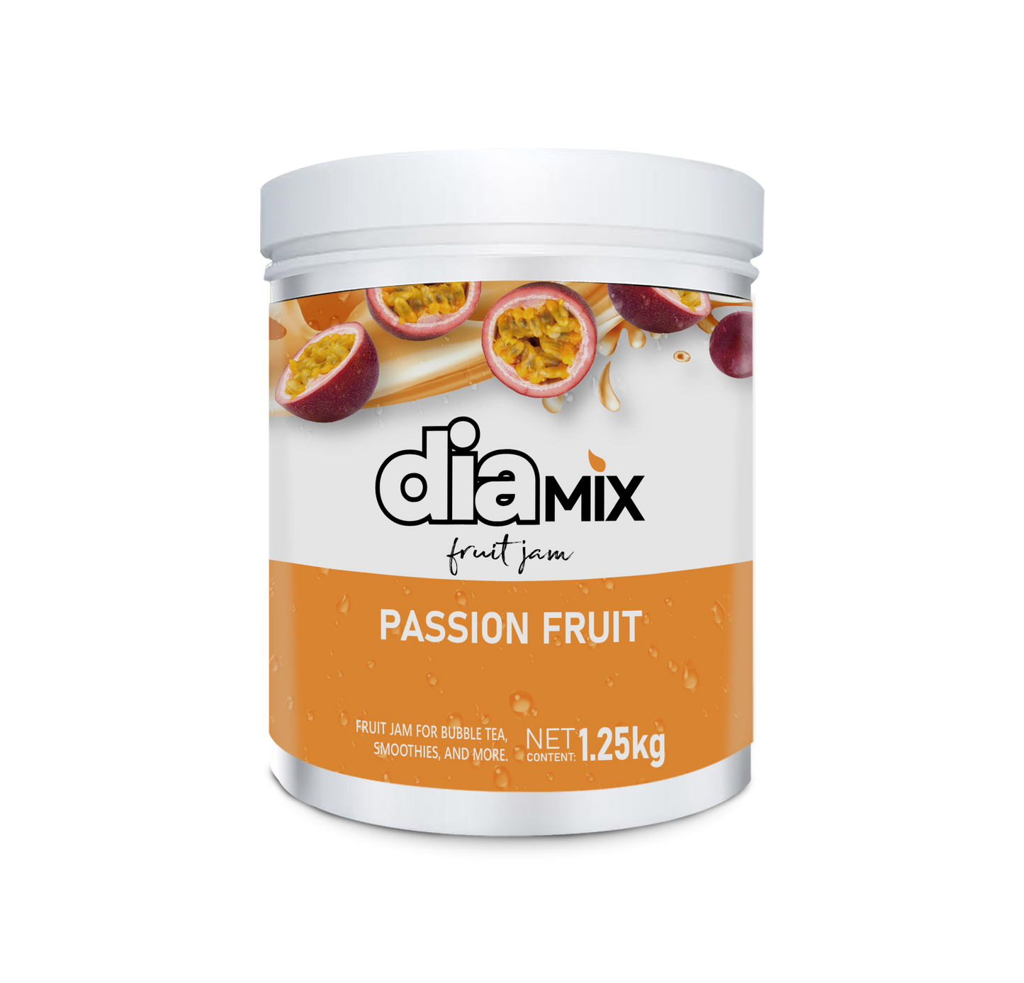 Passion Fruit Fruit Jam 1.25kg Premium 70% Fresh Fruit Content Spread