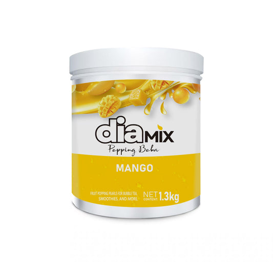 Mango Popping Pearls 1.3kg Fruit Caviar for Desserts and Beverages
