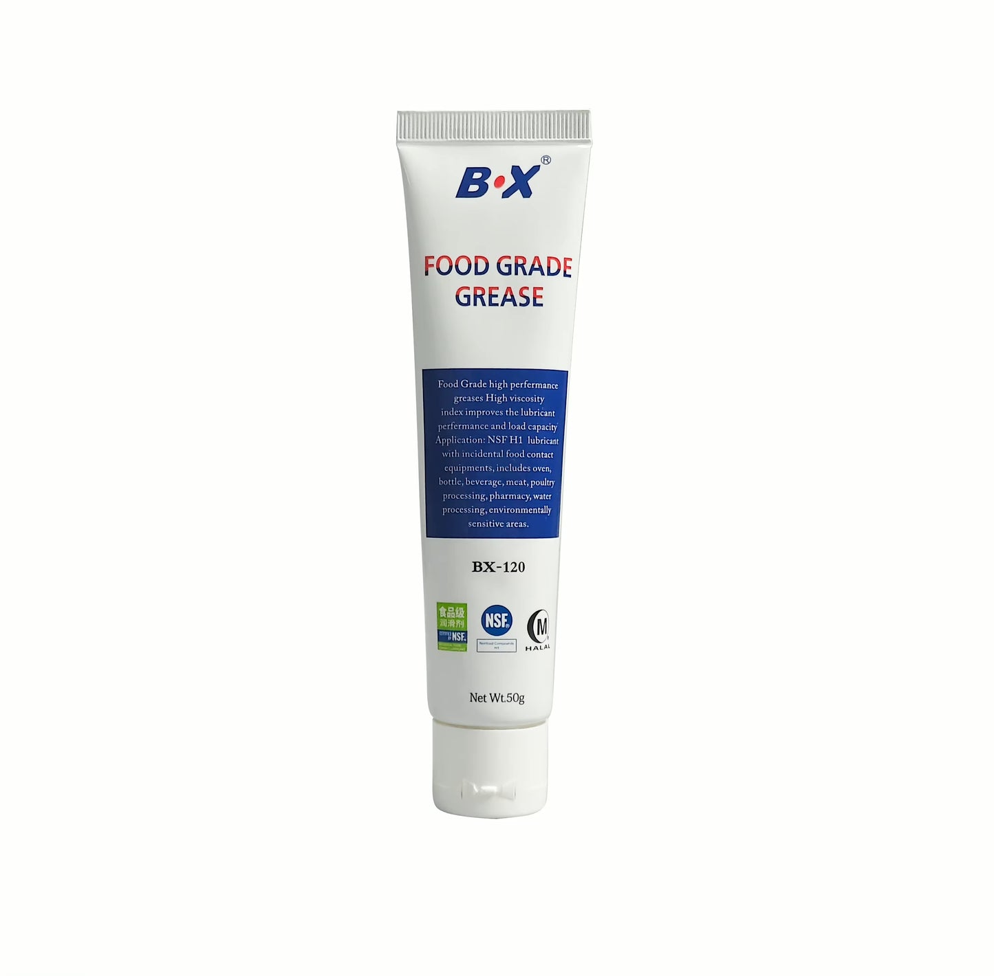 Food Grade Lubricant Grease 50g – NSF H1 & Halal Certified for Food Processing Equipment
