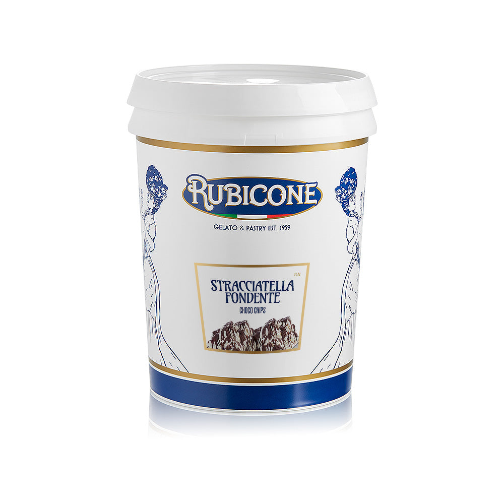 Choco-Chips Stracciatella F072 – Crunchy Dark Chocolate Chips for Gelato | Made in Italy by Rubicone & Distributed by Dia Supplies®
