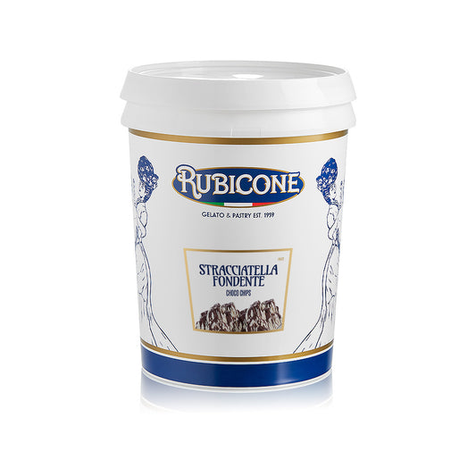 Choco-Chips Stracciatella F072 – Crunchy Dark Chocolate Chips for Gelato | Made in Italy by Rubicone & Distributed by Dia Supplies®