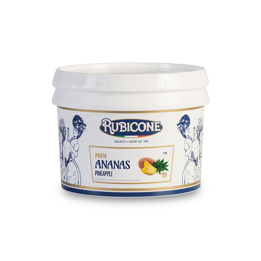 Pineapple F202 – Concentrated Pineapple Flavoring Paste for Gelato & Sorbets | Made in Italy by Rubicone & Distributed by Dia Supplies®