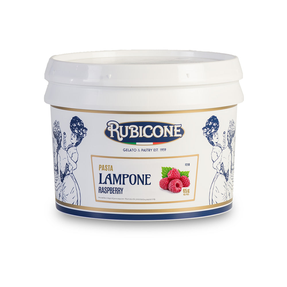 Raspberry F218 – Concentrated Raspberry Flavoring Paste for Gelato & Sorbets | Made in Italy by Rubicone & Distributed by Dia Supplies®