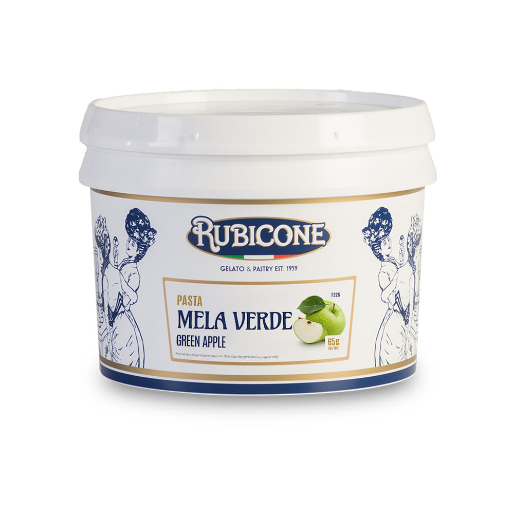 Green Apple F226 – Concentrated Green Apple Flavoring Paste for Gelato & Sorbets | Made in Italy by Rubicone & Distributed by Dia Supplies®