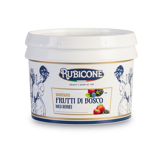 Variegato Wild Berries F316 – Wild Berries Ripple Sauce with Fruit Pieces | Made in Italy by Rubicone & Distributed by Dia Supplies®