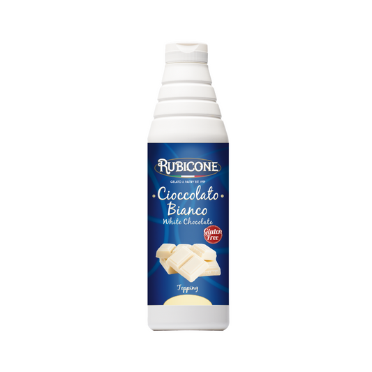 Topping White Chocolate F442 – White Chocolate Sauce for Gelato & Desserts | Made in Italy by Rubicone & Distributed by Dia Supplies®