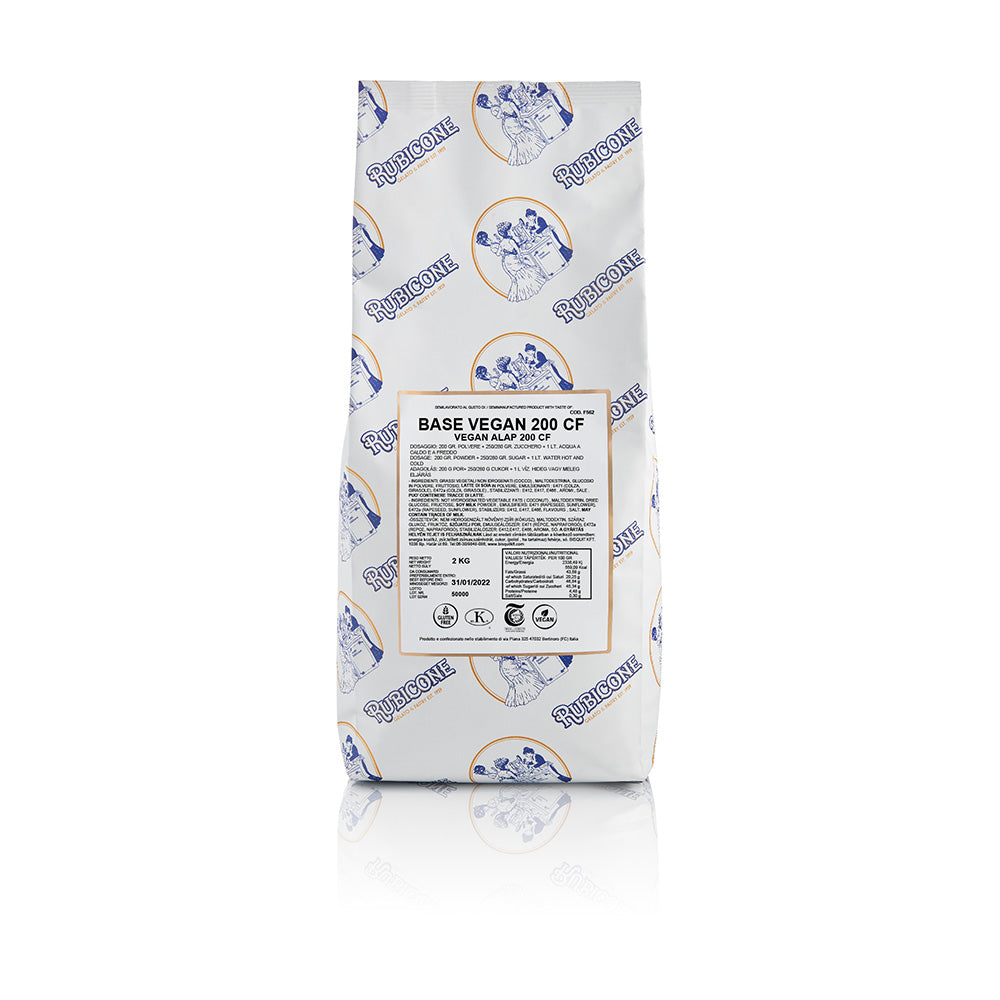 Base Vegan 200 C/F F562 – Vegan Gelato Base with Strong Structure | Made in Italy by Rubicone & Distributed by Dia Supplies®