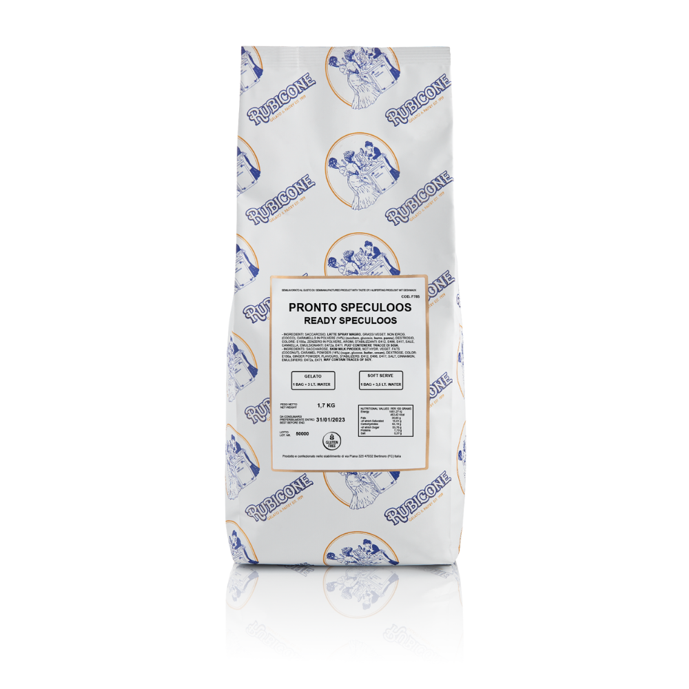 Ready Speculoos F785 – Complete Speculoos Gelato & Soft Gelato Premix | Made in Italy by Rubicone & Distributed by Dia Supplies®