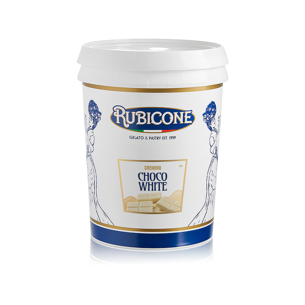 Cremino Choco White F974 – White Chocolate Spread Cream for Gelato & Desserts | Made in Italy by Rubicone & Distributed by Dia Supplies®