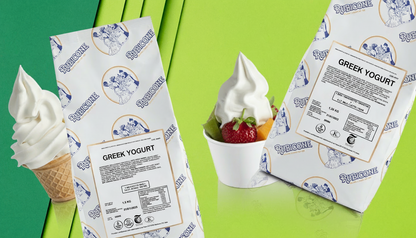 Ready Greek Yogurt F957 – Complete Powder for Authentic Greek Yogurt Gelato | Made in Italy by Rubicone & Distributed by Dia Supplies®