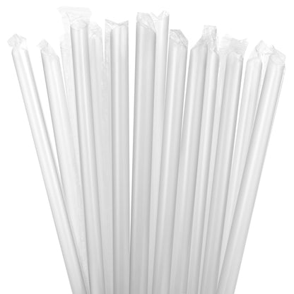 Boba Straws 12mm × 20cm – Jumbo Transparent 100 per Pack