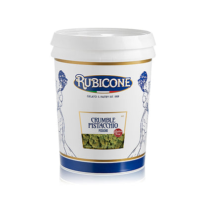 Crumble Pistachio Gluten Free N522 – Pistachio Biscuit Crumble for Gelato & Pastry | Made in Italy by Rubicone & Distributed by Dia Supplies®