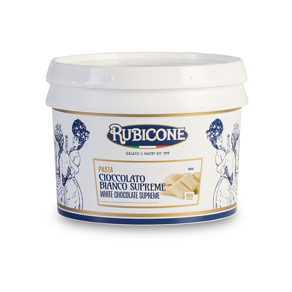 White Chocolate Suprem N690 – Concentrated White Chocolate Paste for Gelato & Desserts | Made in Italy by Rubicone & Distributed by Dia Supplies®