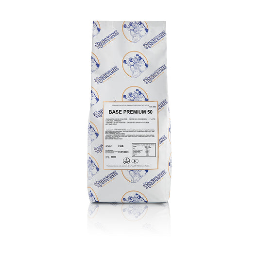 Base Premium 50 N893 – Creamy Milk Base for Gelato with Strong Structure | Made in Italy by Rubicone & Distributed by Dia Supplies®