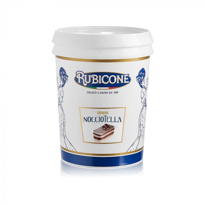 Cremino Nocciotella – Smooth Chocolate & Hazelnut Spread Cream for Gelato & Pastry | Made in Italy by Rubicone & Distributed by Dia Supplies®